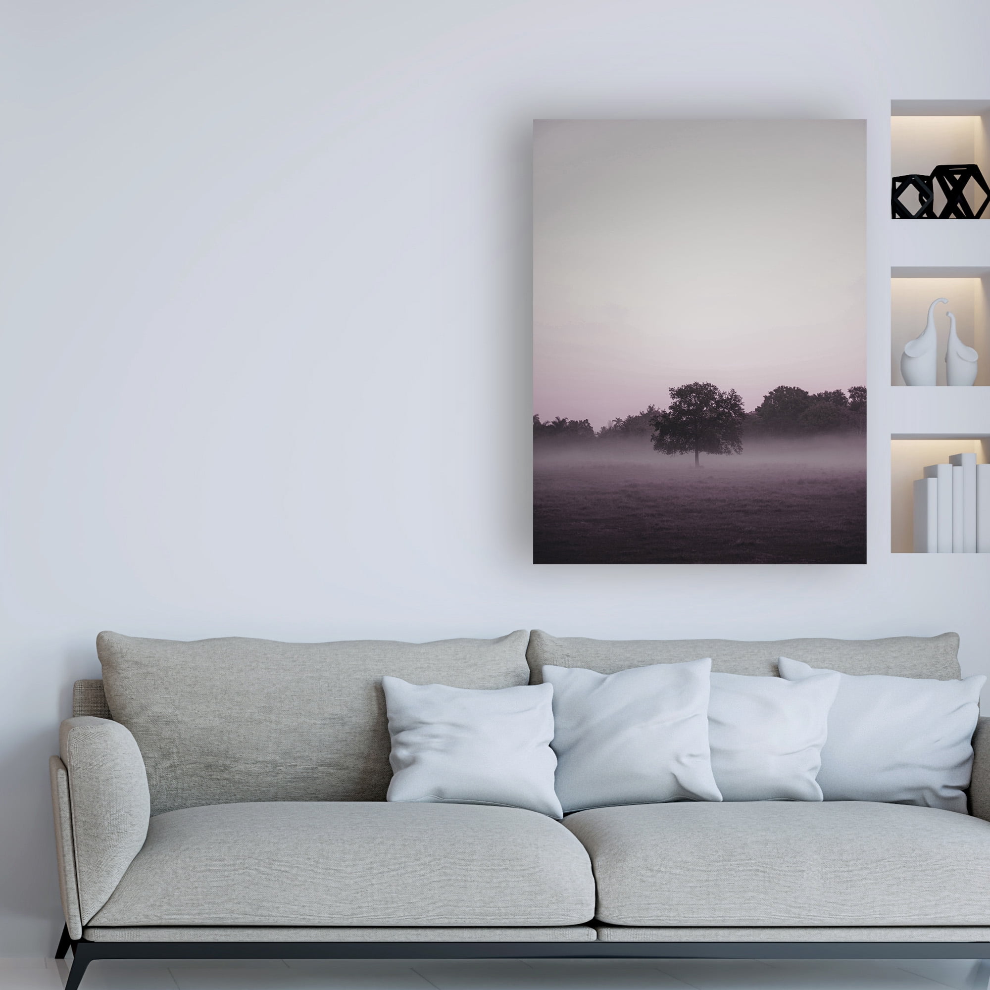 Trademark Fine Art 'Purple Light 2 Fabrikken' Canvas Art by Design Fabrikken