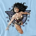 thumbnail image 2 of JLA Ww All Star Women's T Shirt, Light Blue, Large, 2 of 6
