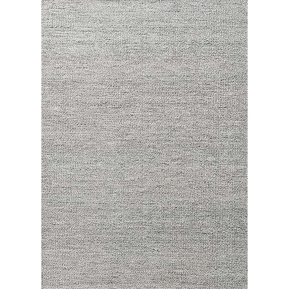 Ahgly Company Indoor Rectangle Mid-Century Modern Dark White Beige Solid Area Rugs, 7' x 10'
