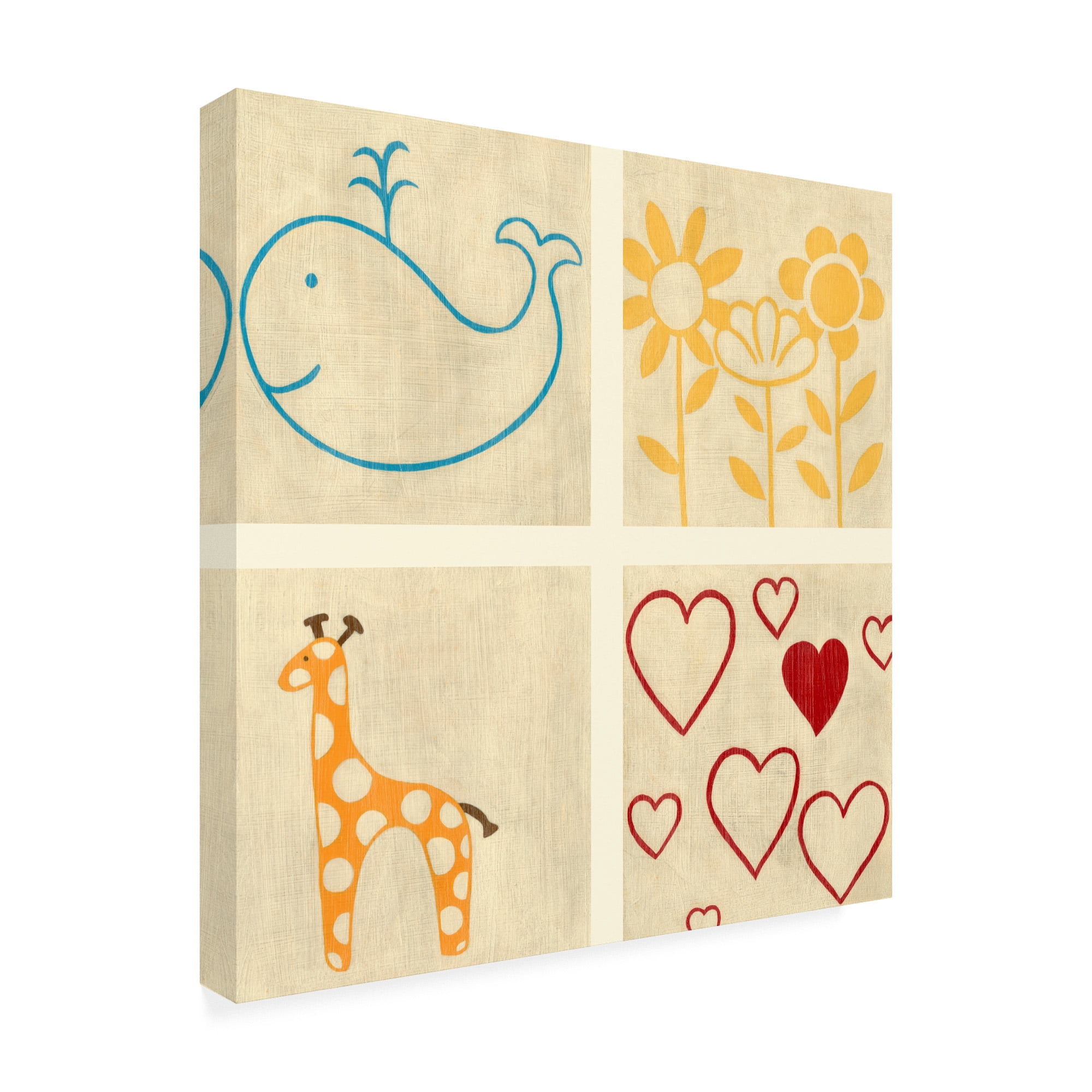 Trademark Fine Art 'Best Friends Forever III' Canvas Art by Chariklia Zarris