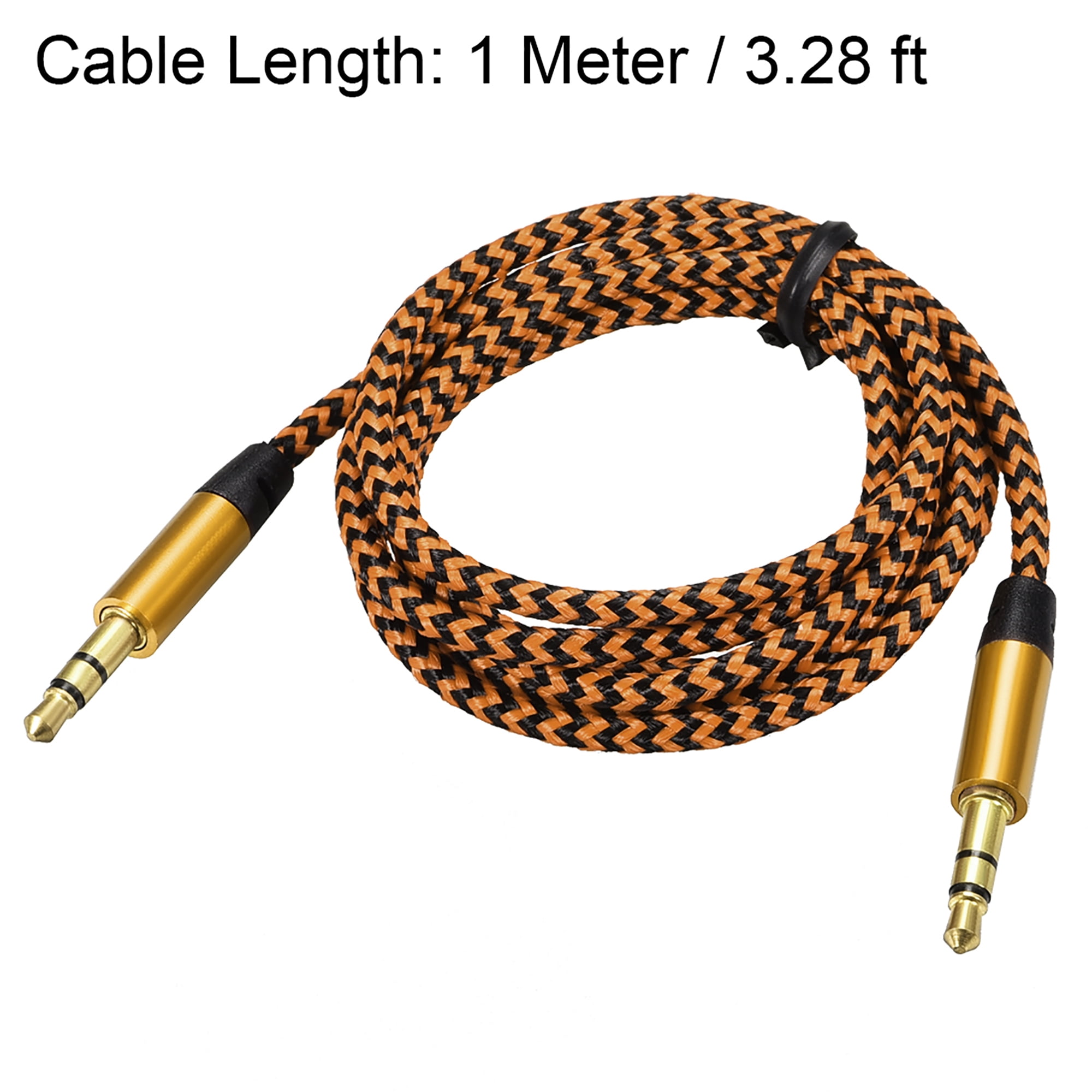 Element-Hz™ 6.3mm / 1/4″ Male Mono to 6.3mm / 1/4″ Male Mono Audio Cable (1  Meter / 3.28ft)