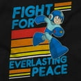 thumbnail image 2 of Mega Man 90s Gamer Anime Character Women's T Shirt Ladies Tee Brisco Brands S, 2 of 3