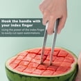 thumbnail image 3 of Wtermelon Cutter Slicer Cut Watermelon Into Cubes Knife Melon Baller for Kitchen Gadgets Useful Cool Tool, 3 of 6