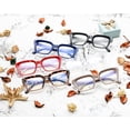 thumbnail image 4 of ZUVGEES Style Rétro Verre de Lecture Carré Grands Montures de Lunettes Grand Lentille 50mm, 4 of 4