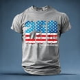 thumbnail image 2 of Men's America 250 Shirt 250 Anniversary Usa Flag Independence Day Freedom T-Shirt Crew Neck Oversized America Pullover Basic Tee, 2 of 6