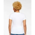 thumbnail image 3 of LAT Women's V-Neck Fine Jersey Tee, 3 of 5