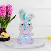 Seasonal LLC Prismatic Iridescent Spring Easter Bunny - 16in Mitzie