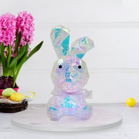 Seasonal LLC Prismatic Iridescent Spring Easter Bunny - 16in Mitzie