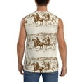 thumbnail image 4 of Fotbe Men's Western Desert Cowboys1 Print Men's Sleeveless Muscle Tank Tops Casual T-Shirts for Gym Workout Beach-3X-Large, 4 of 8