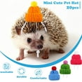 thumbnail image 4 of 20Pcs Pet Snake Hat with Adjustable Elastic Chin Strap, Small Reptile Animal Hamster Knitted Pompon Mini Hats, for Pets Snake Ball Python Lizard Guinea Pig Chameleon Iguanas Accessories Decoration, 4 of 7