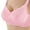 Pink, variant on Women's New No Wire Lace Push Up Bra Sexy, Comfortable Sides, Good Support, Low Cut Neckline