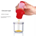 thumbnail image 3 of 1-4Pcs Multi-function Barbecue Oil Bottle Brush Food Silicone Grade Oil Bottle Protective Cover Dual Use Kitchen Baking BBQ Tool, 3 of 10