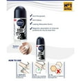 thumbnail image 2 of Nivea 48h Deodorant Roll-on Invisible for Black and White, Original, 1.7 Fl Oz Pack of 3, 2 of 7