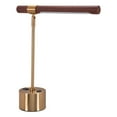thumbnail image 1 of ZUO Lampe de Table Moderne Kippy 1-Lumière en Brun & Laiton, 1 of 10