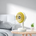 thumbnail image 3 of Twfbrm Portable Desktop Electric Fan, USB Rechargeable Mini Table Fan, 360°Rotation Ultra Quiet Personal Desk Fan for Home Office Bedroom Dorm Stroller Camping, 3 of 6