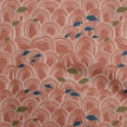 thumbnail image 1 of oneOone Silk Tabby Dark Rose Brown Fabric Sea Craft Projects Decor Fabric Printed By The Yard 42 Inch Wide, 1 of 4