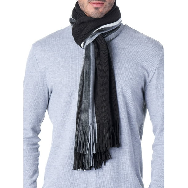 Hammer Anvil Mens Ribbed Knit Scarf Long Woven Knitted Warm Winter ...