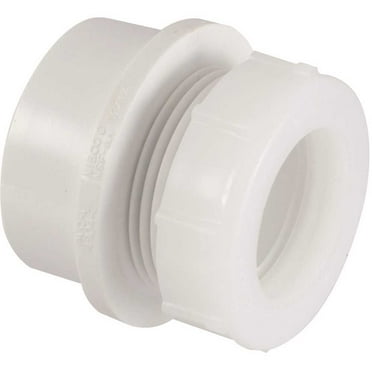 NIBCO C480127HD112114 1-1/2 x 1-1/4 in. PVC DWV Trap Adapter Fitting