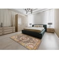 thumbnail image 4 of Ahgly Company Indoor Rectangle Traditional Sienna Brown Persian Area Rugs, 7' x 9', 4 of 6