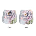 thumbnail image 5 of Lsque Vintage Rose Printed Women's Running Shorts with Liner Pockets,Elastic Quick Dry Workout Athletic Gym Yoga Shorts,Womens High Waist Shorts-Large, 5 of 9