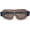 Smoke Lens Brown Padding, variant on Vintage Motorcycle Goggles for Men & Women, Aviator Pilot Riding Glasses for Cruiser Scooter Motocross ATV Outdoor Use