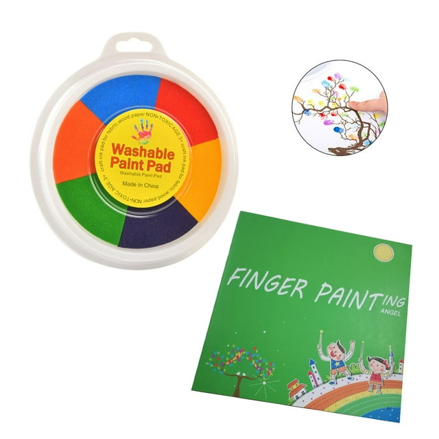 Funny Finger Painting Kit For Kids Drawing Toy Educational Mud Paint With Picture Book Early Learning Craft Activity Gift