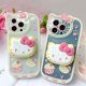 thumbnail image 2 of Preciosa funda para teléfono móvil KT Cat con soporte para teléfono para iPhone 11 13 12 14 pro max accesorios de teléfono de carcasa suave de dibujos animados, 2 of 4