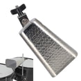 thumbnail image 3 of Zyyini Cheering Bell,Cowbell with Knob,6in Cowbell Electroplating Metal Cheering Bell Drum Set Accessories Percussion Instrument, 3 of 8