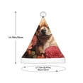 thumbnail image 3 of Rocae Vintage Red Flower Chihuahua for Christmas Hat for Kids Hats Christmas Party Supplies, 3 of 6