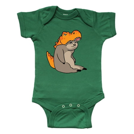 

Inktastic Halloween Sloth Dinosaur Gift Baby Boy or Baby Girl Bodysuit
