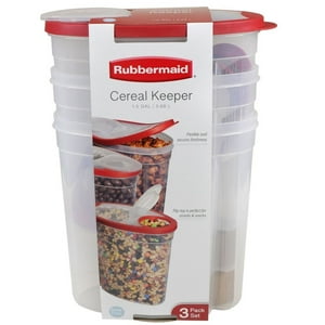 Rubbermaid Flip Top Cereal Keeper, Modular Food Storage Container