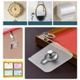 thumbnail image 3 of FUTUREORYY Crochet Mural 6mm Hauteur Transparent pour Cadres Photo Crochets 12 Pcs, 3 of 8