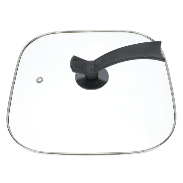 Pan Lid Cast Iron Grill Frying Square Skillet Cover 12 Inch Universal