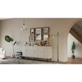 thumbnail image 3 of Taran Designs Renith 6-door Solid Wood Sideboard, 3 of 10