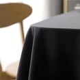 thumbnail image 3 of Lishi Waterproof Rectangle Tablecloth - Stain Resistant, Wrinkle Free, Washable Polyester Table Cover for Dining, Party, Buffet, Wedding (1m x 1m), 3 of 5
