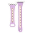 thumbnail image 4 of Deago Compatible with Apple Watch Band 38mm 40mm 42mm 44mm Soft Silicone Sport Strap Waterproof Wristband for iWatch Series 7 6 5 4 3 2 1 (Purple), 4 of 10