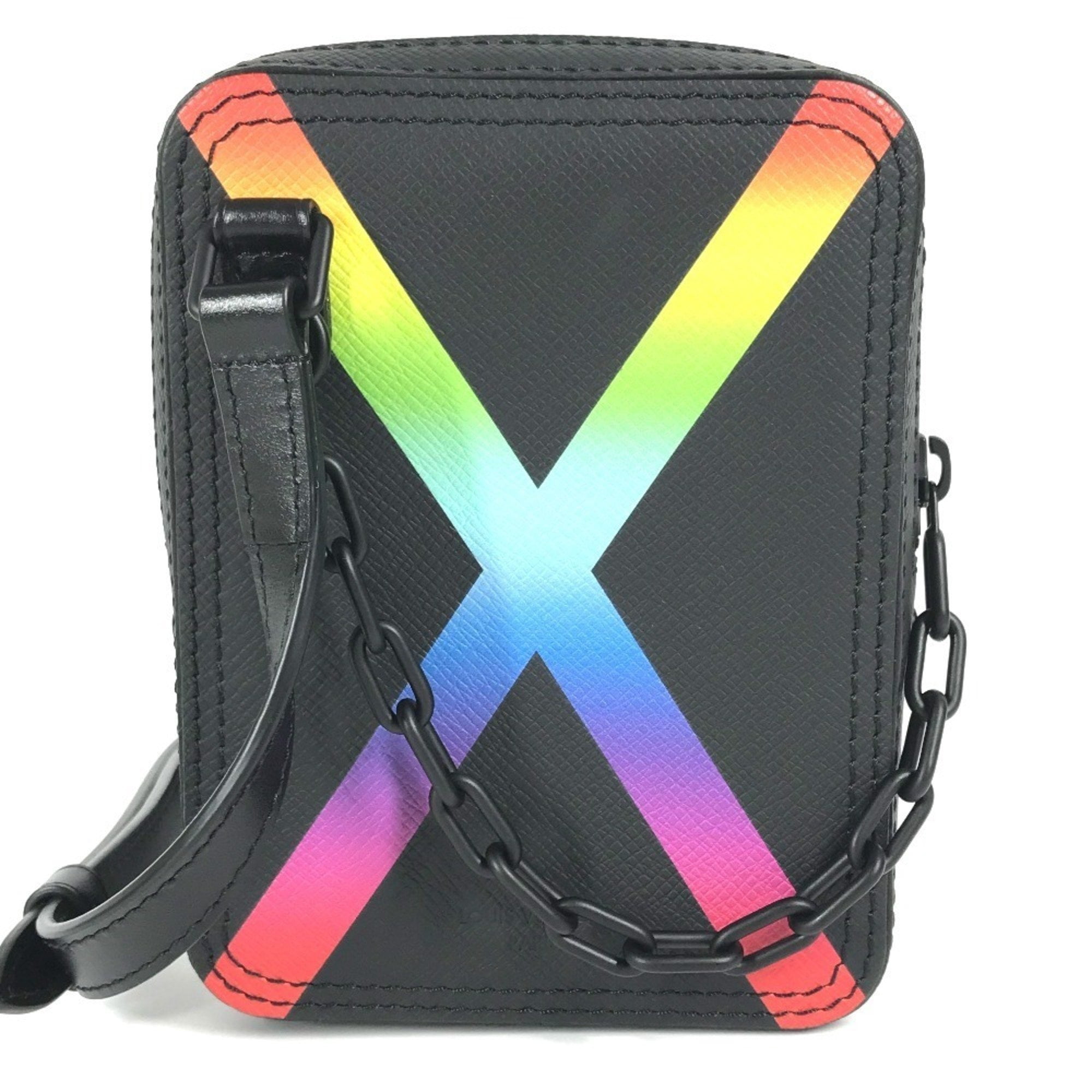 Pre-Owned LOUIS VUITTON M30332 Taiga Rainbow Danube Messenger 