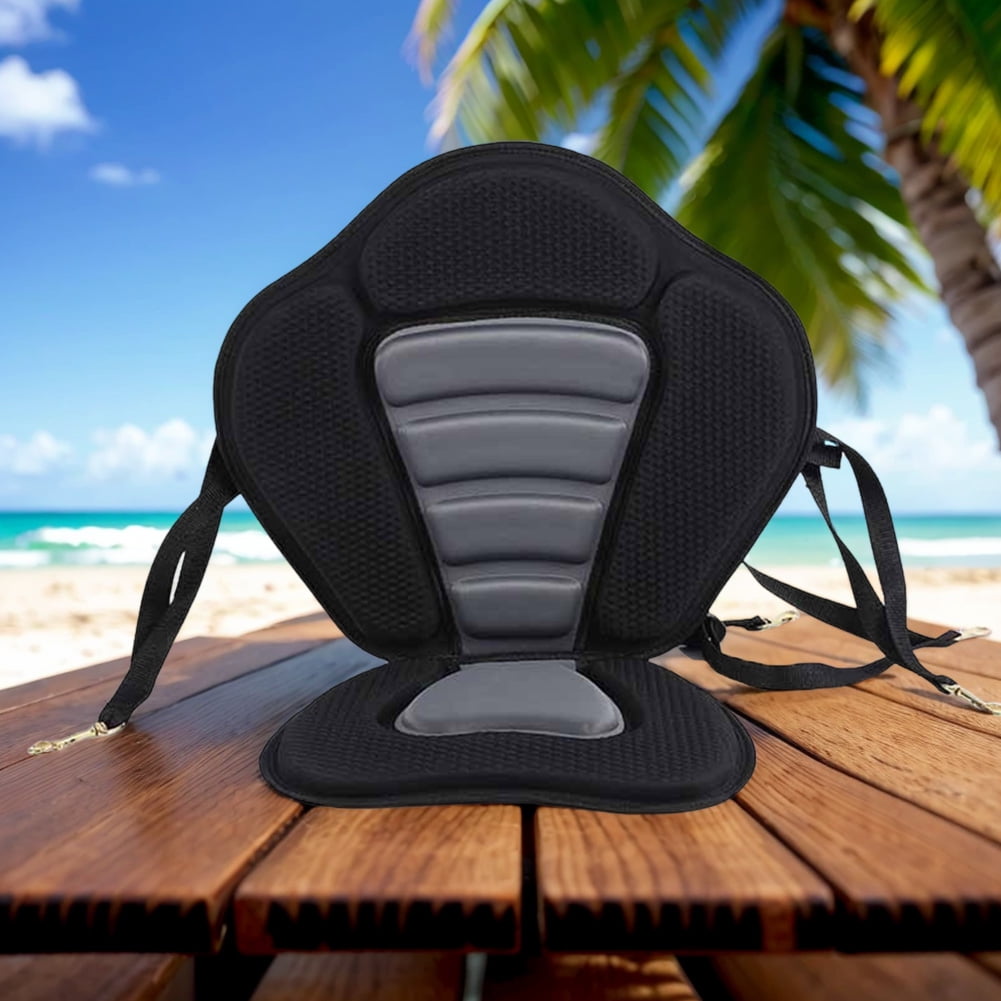 Paddle Board Seat Adjustable Padded Kayak Seat Canoe Backrest Seat (Grey)
