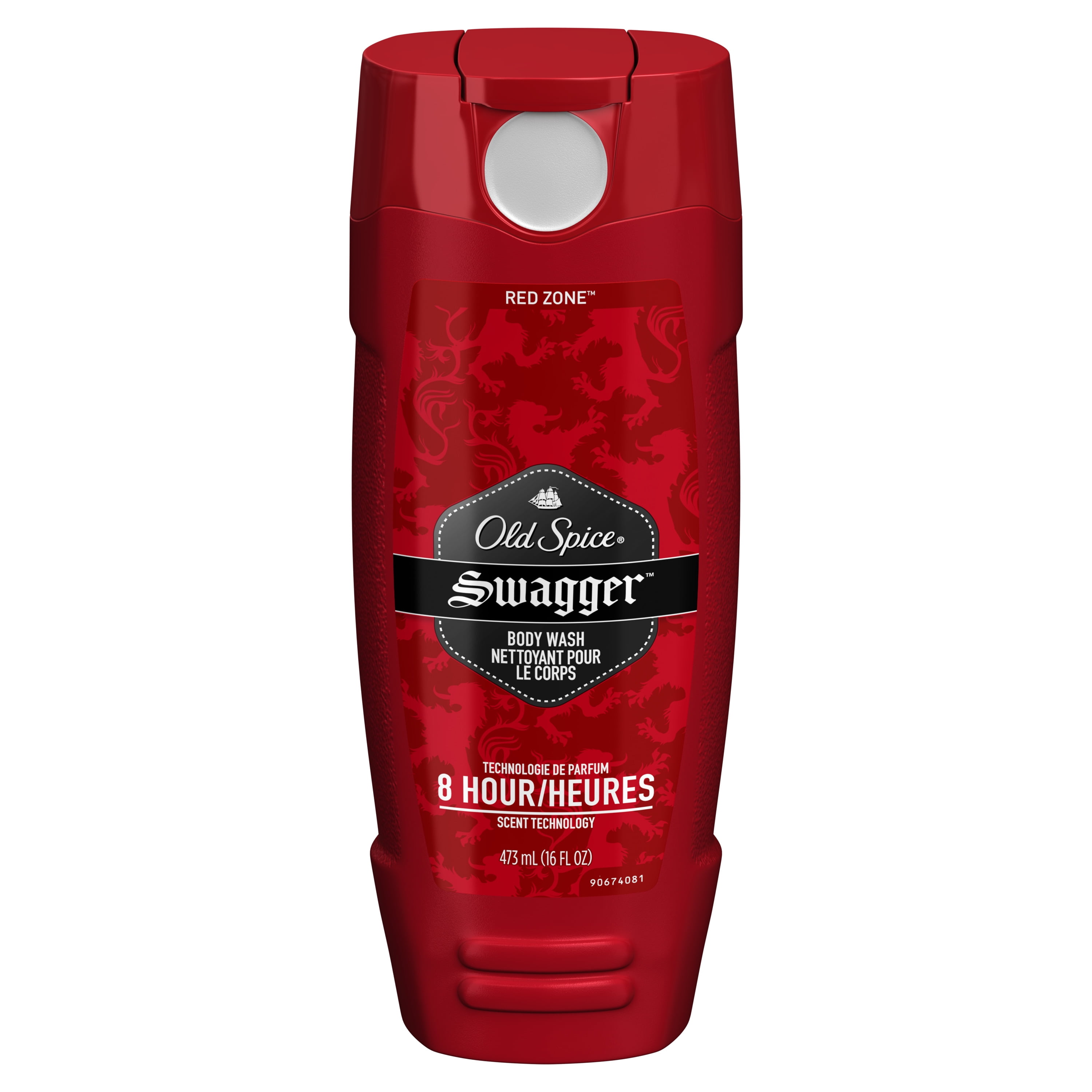 Old Spice Red Zone Swagger Scent Body Wash for Men, 16 oz