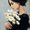 Woman Holding Daisies Oil Painting, variant on UXIEQU Vintage Skiing Action Canvas Wall Art Print 15.75x11.81 Inches