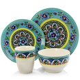 thumbnail image 2 of Elama Santa Fe Springs 16-Piece Stoneware Dinnerware Set, 2 of 10