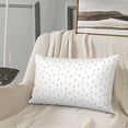 thumbnail image 5 of Lsque Rabbit And Carrot Pattern Pillow Case – Soft & Cozy Throw Pillow Cover, Hypoallergenic Cushion Case for Sleeping Women with Envelope Closure-16"x24", 5 of 6