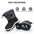 thumbnail image 6 of Blikcon Kids Snow Boots Boys Girls Lightweight Slip Resistant Waterproof Winter Boots (Toddler/Little Kid), 6 of 7