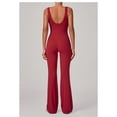thumbnail image 5 of SKQIT Flare Workout Jumpsuits for Women One Piece Sleeveless Scrunch Butt Lifting Gym Bodysuit Sexy Backless Yoga Outfits, 5 of 7