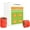 Orange, variant on PSBM Mini Blue Stretch Wrap with Handle, 12 Pack, 5" x 1000', 80Ga, Dark/Opaque Tint Plastic Cling for Bundling, Strapping, Wrapping