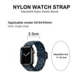 thumbnail image 2 of Adjustable Nylon Sport Watch Bands strap is applicable to apple iwatch1234567 watch strap, 2 of 5