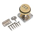 thumbnail image 4 of Password Locking Hasp and Staple with Padlock Garage Lock Cupboard Shed, 4 of 7