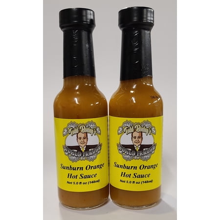 Todd Bosley's World Famous Sunburn Orange Hot Sauce (2 Pack)