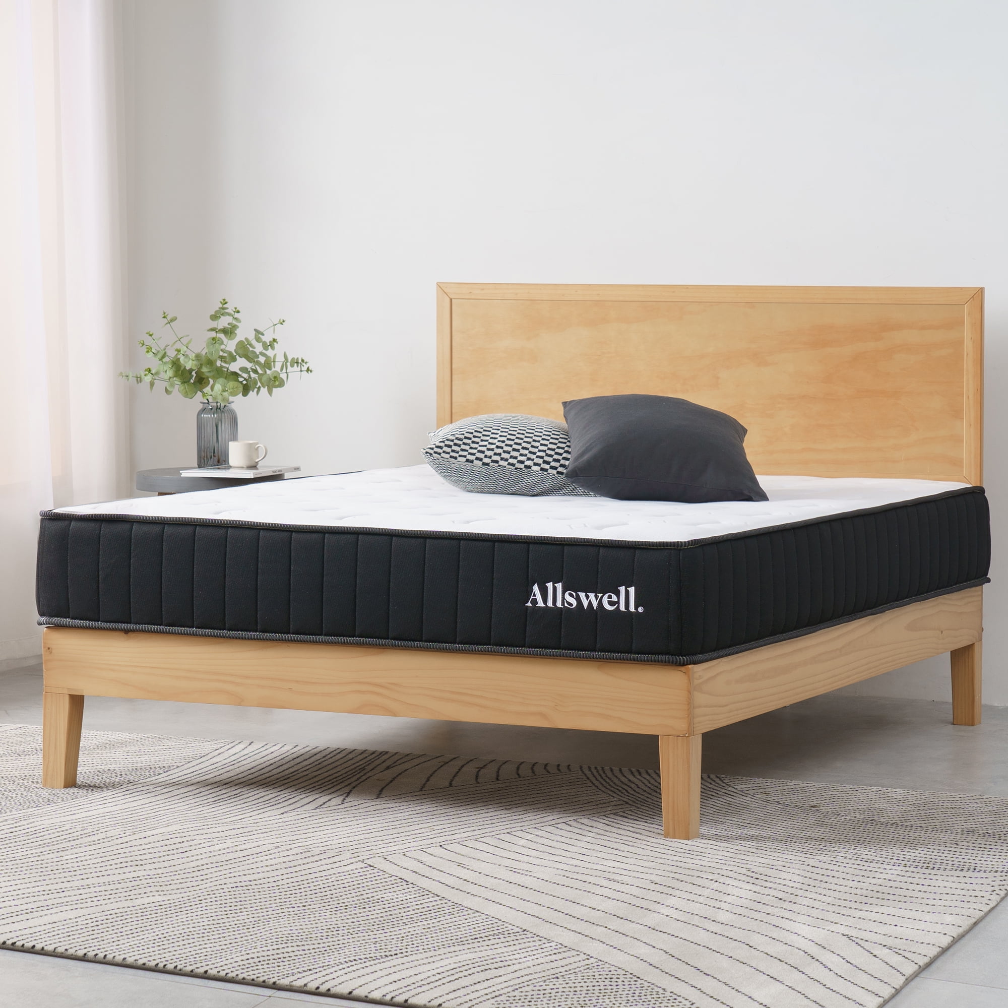 Allswell Twin-XL 10 in Hybrid Mattress in a Box with Gel Memory Foam
