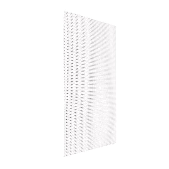 Triton Products® White Polypropylene Pegboard, One 48" x 96" x 1/4" Pegboard